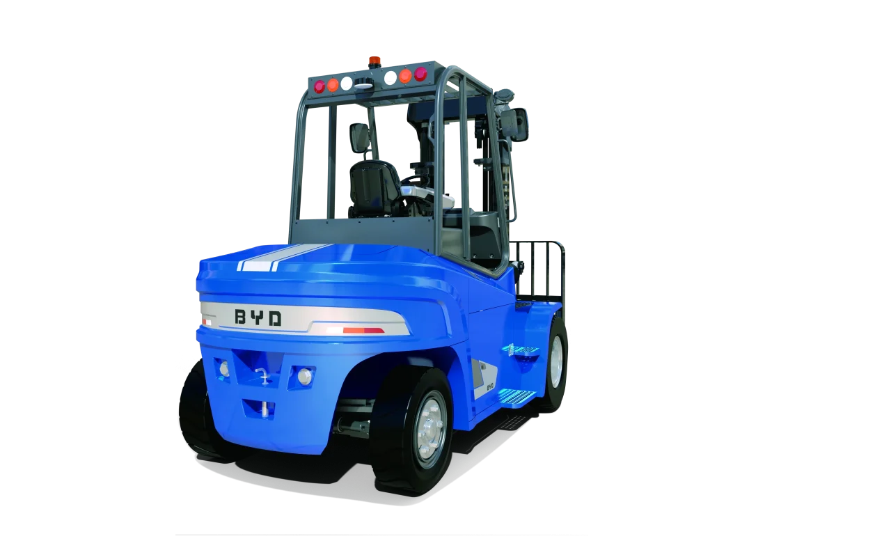 BYD lithium forklift: Performance Testing Considerations Cold Storage Operating Scenarios实物图
